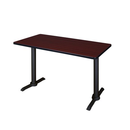 CAIN Rectangle Tables > Training Tables > Cain Training Tables, 42 X 24 X 29, Wood|Metal Top, Mahogany MTRCT4224MH
